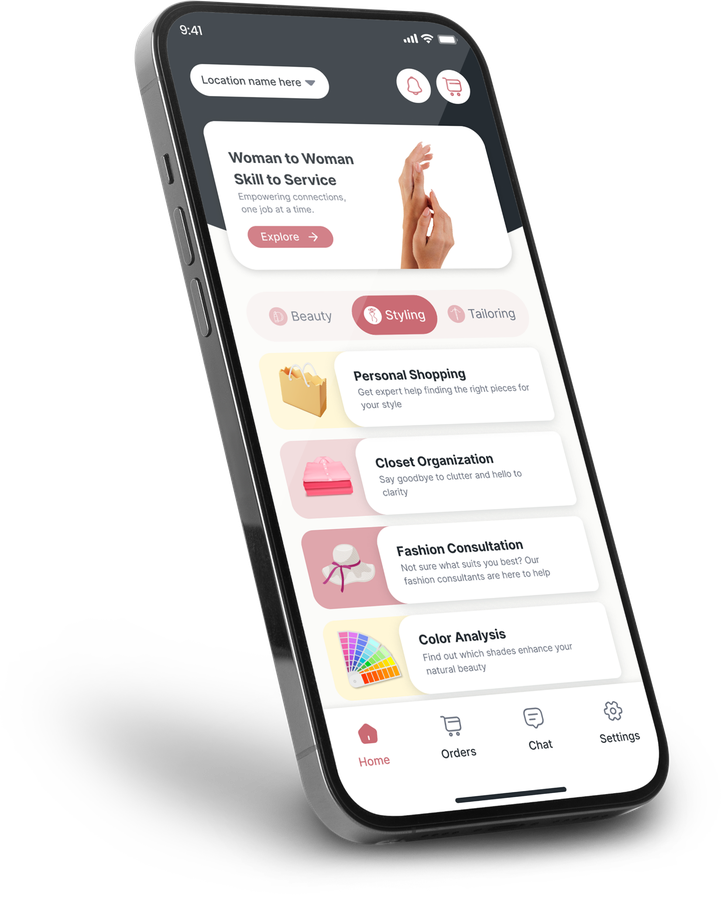 Rayyanh app services menu